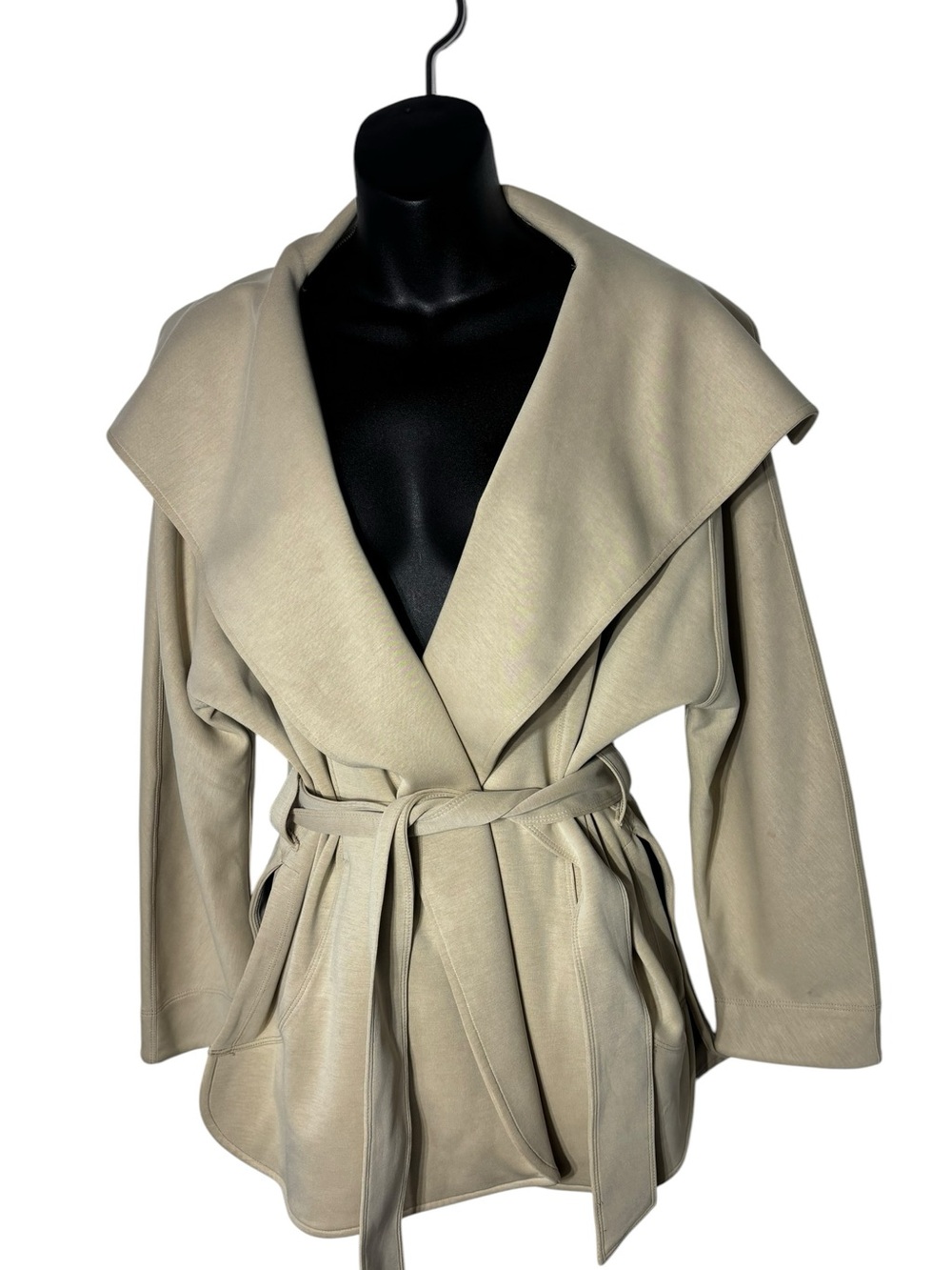 Lululemon women’s xs/s softstreme belted‎ wrap jacket athleisure chic